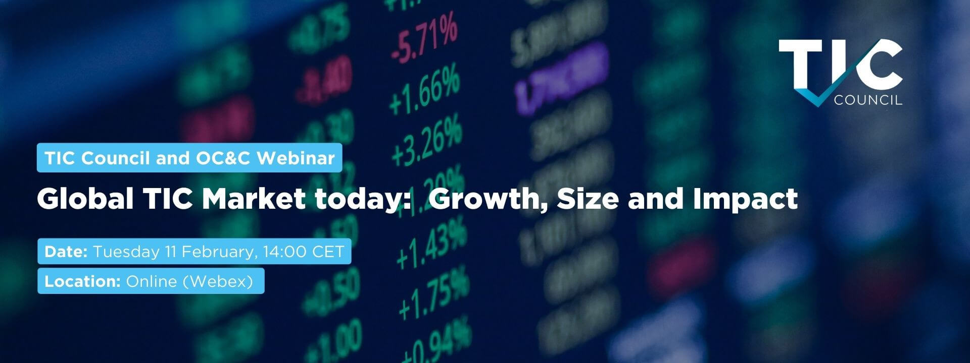 TIC Council and OC&C - Global TIC Market Today: Growth, Size and Impact cover image